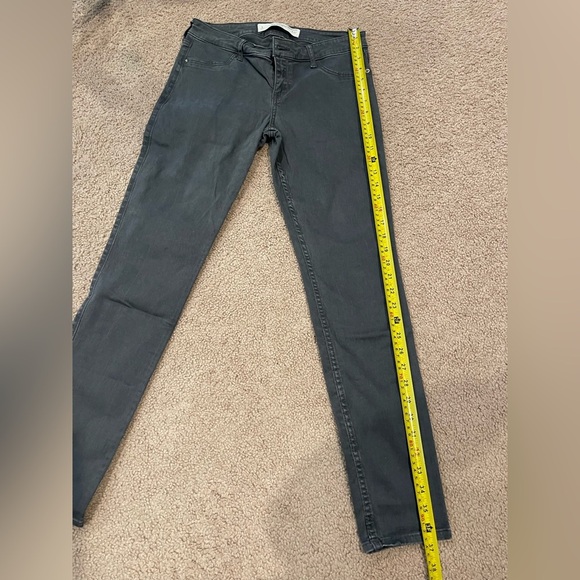 Women's ABERCROMBIE & FITCH New York Gray Denim Jeans - Picture 5 of 9